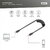 Assmann-DIGITUS USB 2.0 - USB C - USB C spirálkábel - AK-300431-006-S