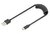 Assmann-DIGITUS USB 2.0 - USB A - USB C spirálkábel - AK-300430-006-S