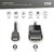 Assmann-DIGITUS USB Type-C DisplayPort kétirányú adapterkábel - AK-300334-020-S