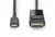 Assmann-DIGITUS USB Type-C DisplayPort kétirányú adapterkábel - AK-300334-020-S