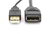 Assmann-DIGITUS 4K HDMI adapter - HDMI - DisplayPort - AK-330101-002-S