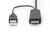 Assmann-DIGITUS 4K HDMI adapterkábel - HDMI - DisplayPort - AK-330111-020-S