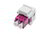 Assmann-DIGITUS optikai LC/LC duplex csatoló, multimódusú OM4, Keystone modul - DN-96019-1-K