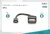 Assmann-DIGITUS USB type mini B - A adapter/konverter, OTG - AK-300310-002-S