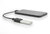 Assmann-DIGITUS USB adapter / átalakító, OTG, micro B/M - A/F, 0,15 m - AK-300313-002-S