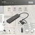 Assmann-DIGITUS USB 3.0 Hub 4 portos, Slim Line - DA-70235