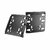 FRACTAL DESIGN Universal Multibracket Type A Black Dual pack - FD-A-BRKT-003