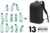 Dicota ECO BACKPACK MOTION 13-15.6IN BLACK