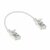 ACT CAT6A U-FTP Patch Cable 0,15m White - DC6930