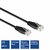 ACT CAT6 U-UTP Patch Cable 1m Black - IB8901