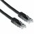 ACT CAT6 U-UTP Patch Cable 1m Black - IB8901
