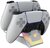 PDP 052-022-WH Afterglow Wave PlayStation 5 DualSense RGB fehér kontroller töltőállomás