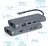 Gembird - A-CM-COMBO7-01 USB Type-C 7-in-1 Multi-Port Adapter Space Grey