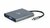 Gembird - A-CM-COMBO6-01 USB Type-C 6-in-1 Multi-Port Adapter Space Grey
