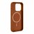 FIXED MagLeather valódi bőrtok, MagSafe támogatással iPhone 15 Plus-hoz, barna - FIXLM-1201-BRW
