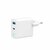 Gembird - 2-Port 65W USB Fast Charger White - TA-UC-PDQC65L-W-01