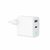 Gembird - 2-Port 65W USB Fast Charger White - TA-UC-PDQC65L-W-01