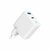 Gembird - 2-Port 65W USB Fast Charger White - TA-UC-PDQC65L-W-01