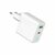 Gembird - 2-Port 20W USB Fast Charger White - TA-UC-PDQC20L-W-01