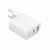 Gembird - 2-Port 20W USB Fast Charger White - TA-UC-PDQC20L-W-01
