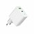 Gembird - 2-Port 20W USB Fast Charger White - TA-UC-PDQC20L-W-01