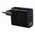 Gembird - 3-Port 30W USB Fast Charger Black - TA-UC-PDQC30LCD-BK-02