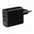 Gembird - 3-Port 30W USB Fast Charger Black - TA-UC-PDQC30LCD-BK-02