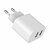 Gembird - 2-Port Universal USB Charger White - TA-UC-2A12-01
