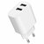 Gembird - 2-Port Universal USB Charger White - TA-UC-2A12-01