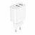 Gembird - 2-Port Universal USB Charger White - TA-UC-2A12-01