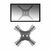 ACT - Full Motion TV Wall Mount 23" to 55" VESA Black - AC8354