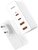 Baseus - CCGAN2P-L02 GaN2 Pro 100W 2xUSB/2xType-C 100W fehér hálózati töltő