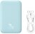 Baseus - P10059002313-00 Mini 6000mAh 20W kék power bank