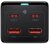 Baseus - PSZM000401 GaN3 Pro 100W 2xUSB/2xUSB C/AC fekete töltő