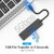 Vention USB-C -> USB-A 3.0*4 & Micro B USB 1m, Hub - TGKBF