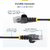 Startech - 2,5 m-es piros vékony CAT6 Ethernet kábel - N6PAT250CMRDS