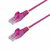 Startech - 2 m-es rózsaszín vékony CAT6 Ethernet kábel - N6PAT200CMPKS