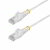 Startech - 1 m-es fehér, vékony CAT6 Ethernet kábel - N6PAT100CMWHS