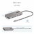 Startech - USB-C hárommonitoros többportos adapter - 154B-USBC-MULTIPORT