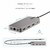 Startech - USB-C hárommonitoros többportos adapter - 117B-USBC-MULTIPORT
