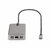 Startech - USB-C hárommonitoros többportos adapter - 117B-USBC-MULTIPORT