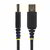 Startech - 30 cm-es USB - null modem soros adapterkábel - 1P1FFCN-USB-SERIAL