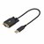 Startech - 30 cm-es USB - null modem soros adapterkábel - 1P1FFCN-USB-SERIAL