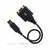 Startech - 30 cm-es USB - null modem soros adapterkábel - 1P1FFCN-USB-SERIAL