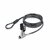 Startech - Slim Lock Noble Wedge® nyílással kompatibilis - SNBLK-LAPTOP-LOCK