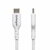 Startech - 6,6 láb (2 m) USB-C töltőkábel - USB2CC2MNCWHE