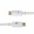 Startech - 10 láb (3 m) fehér VESA tanúsítvánnyal rendelkező DisplayPort 1.2 kábel - DP12-CABLE-10FTW