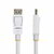 Startech - 10 láb (3 m) fehér VESA tanúsítvánnyal rendelkező DisplayPort 1.2 kábel - DP12-CABLE-10FTW