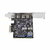 Startech - 5 portos USB PCIe kártya - PS4C3IA3-USB-C-CARD