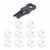 Startech - RJ45 portzárak - 10 darabos csomag biztonsági kulccsal - RJ45LOCKANDKEY